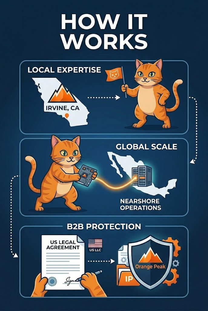 How Orange Peak's service model works